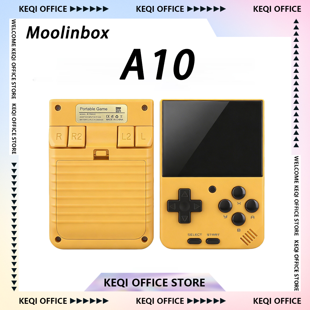 Gaming Console Online - มูลอินซ์บ็อกซ์ A10 มินิ เครื่องเล่นเกมโอเพ่นซอร์สแบบพกพา ระบบลินุกซ์ หน้าจอ