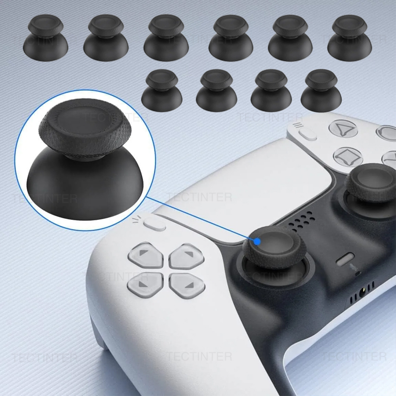 Sony Controller Dualsense - อะไหล่จอยสติ๊กสำหรับคอนโทรลเลอร์ PS5 จำนวน 10 ชิ้น อะนาล็อกธัมบ์สติ๊ก