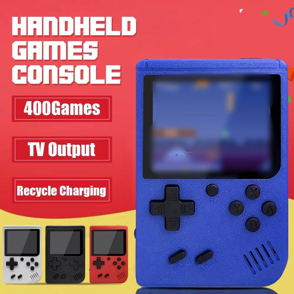 Gaming Console For Kids - เครื่องเล่นเกมพกพาหน้าจอ LCD ขนาด 2.4 นิ้ว สไตล์เรโทร