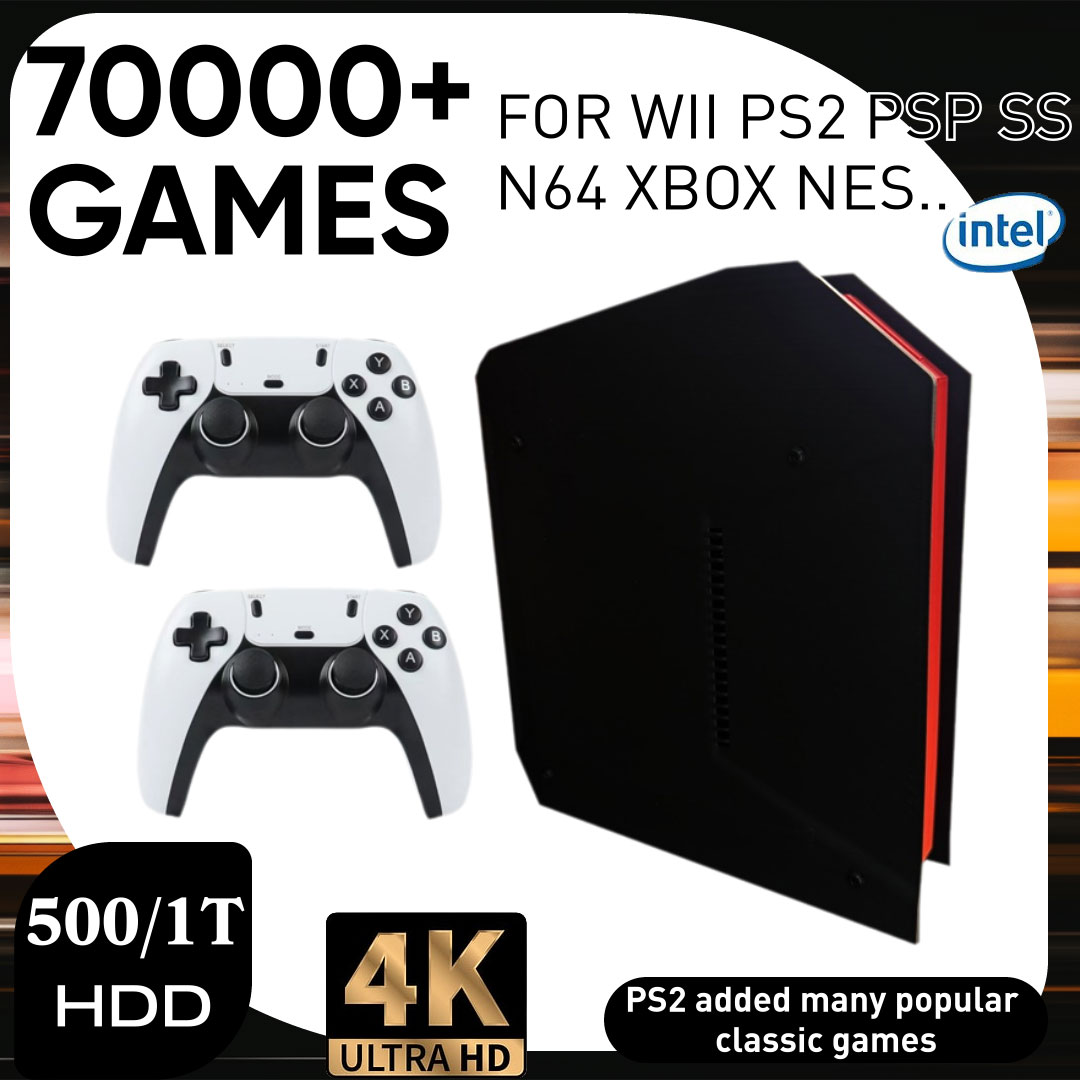 Gaming Console For Kids - เครื่องเล่นเกมย้อนยุค X4 พร้อมระบบคู่ 1TB และ CPU
