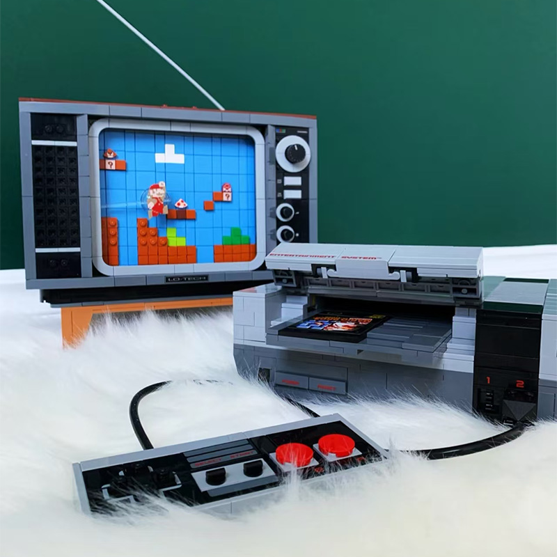 Gaming Console For Kids - ชุดตัวต่อโมเดลเครื่องเล่นเกมซูเปอร์นีส ไอเดียส์ ซูเปอร์ NES ทีวีเกม คอนโซล