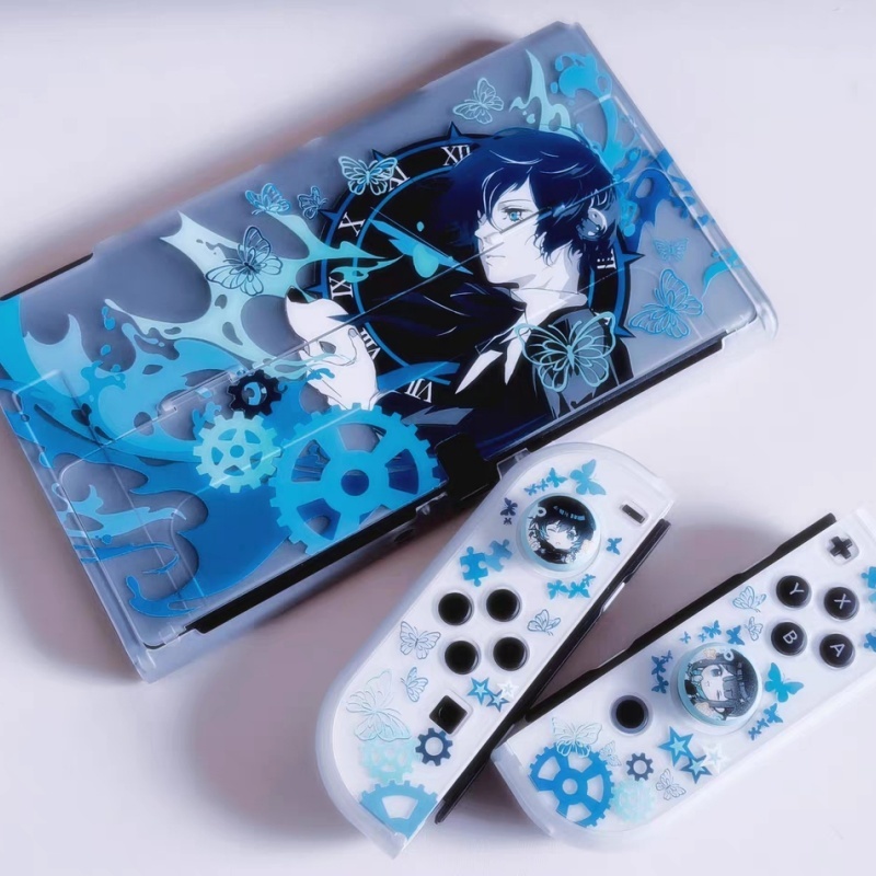 Gaming Console For Kids - เคสใสกึ่งโปร่งแสง Persona 3 Makoto Yuki ลายป้องกันแบบแข็ง
