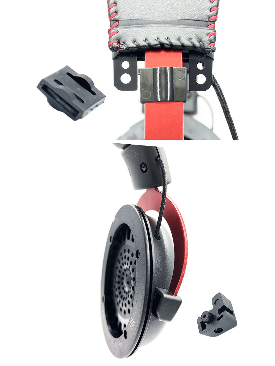 Headset Gaming Console - อะไหล่เปลี่ยนหมุนหูฟังสำหรับ HyperX CLOUD II แถบคาดศีรษะหูฟังเกมอะไหล่ตัวรองรับแถบเลื่อนพลาสติก