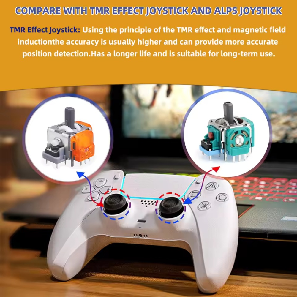 อะนาล็อกสติ๊ก 3 มิติ สำหรับจอย - Sony Controller Dualsense บทวิจารณ์และราคา