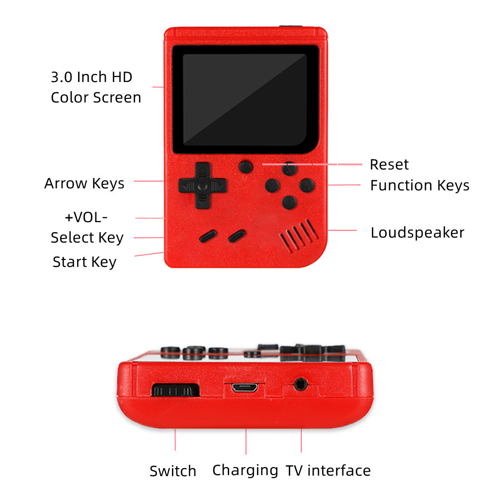 เครื่องเล่นเกมพกพาหน้าจอ LCD ข - Gaming Console For Kids บทวิจารณ์และราคา
