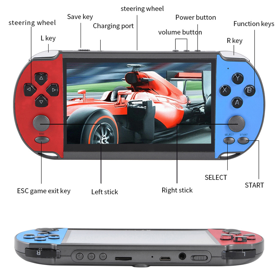 เครื่องเล่นวิดีโอเกมมือถือแบบพ - Gaming Console For Kids บทวิจารณ์และราคา