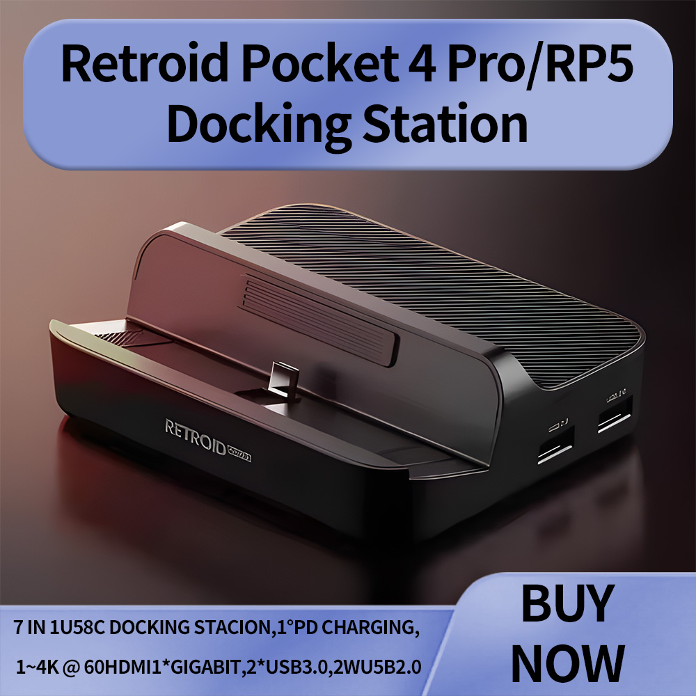 Retroid Pocket 5 Docking Stati - Gaming Console Station บทวิจารณ์และราคา