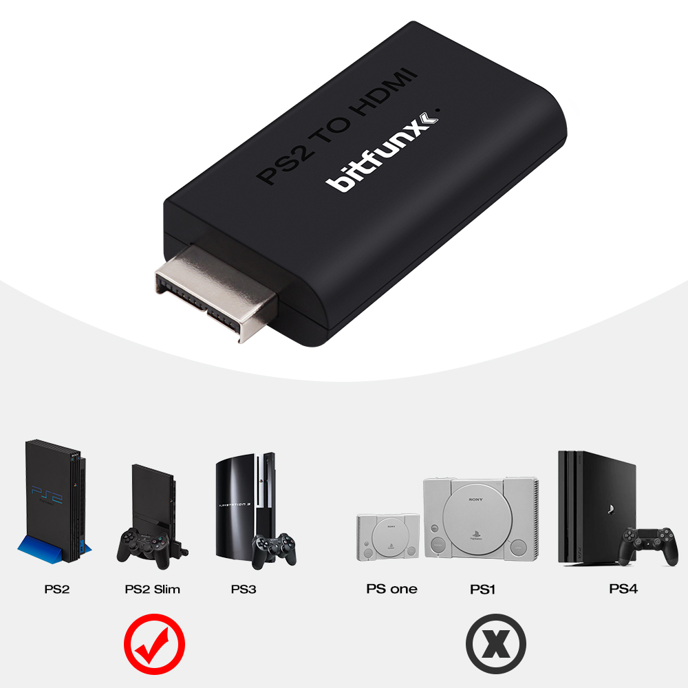 BitFunx PS2 YPBPR เป็น HDMI ™  - Gaming Console Station บทวิจารณ์และราคา